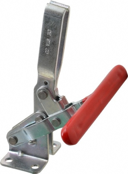 De-Sta-Co 210-TU Manual Hold-Down Toggle Clamp: Vertical, 600 lb Capacity, U-Bar, Flanged Base Image