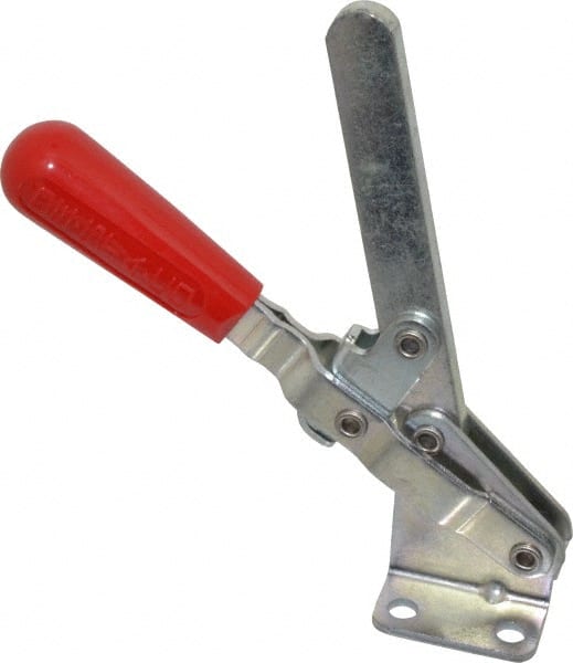 De-Sta-Co 210-S Manual Hold-Down Toggle Clamp: Vertical, 750 lb Capacity, Solid Bar, Flanged Base 