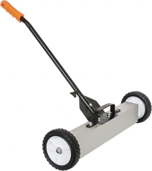 Shields Magnetics MSM 24 24" Long Push Magnetic Sweeper with Wheels 