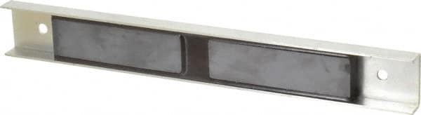 Eclipse E665/MSC 30 Max Pull Force Lb, 12" Long x 1-1/2" Wide x 5/8" Thick, Rectangular Channel, Ceramic Fixture Magnet 