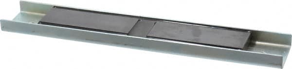 Eclipse E666/MSC 45 Max Pull Force Lb, 12" Long x 2" Wide x 5/8" Thick, Rectangular Channel, Ceramic Fixture Magnet 