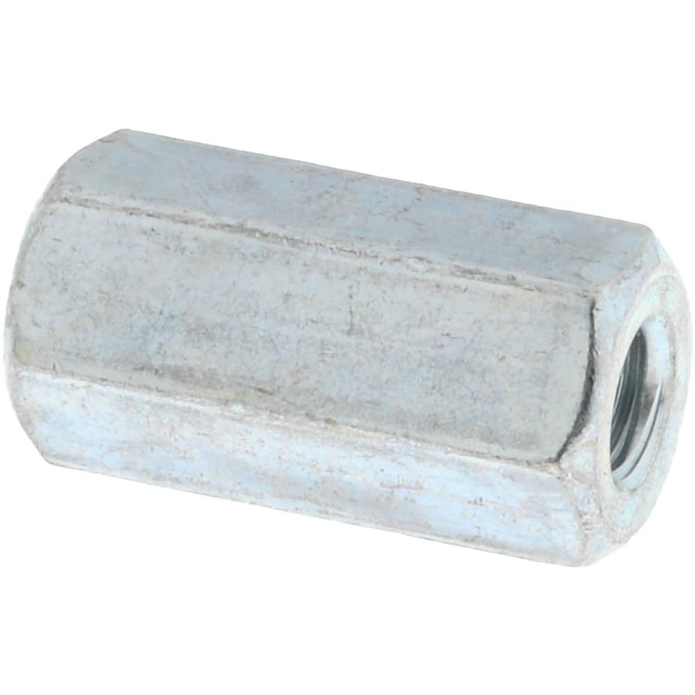 #8-32 UNC, 5/8" OAL Steel Standard Coupling Nut