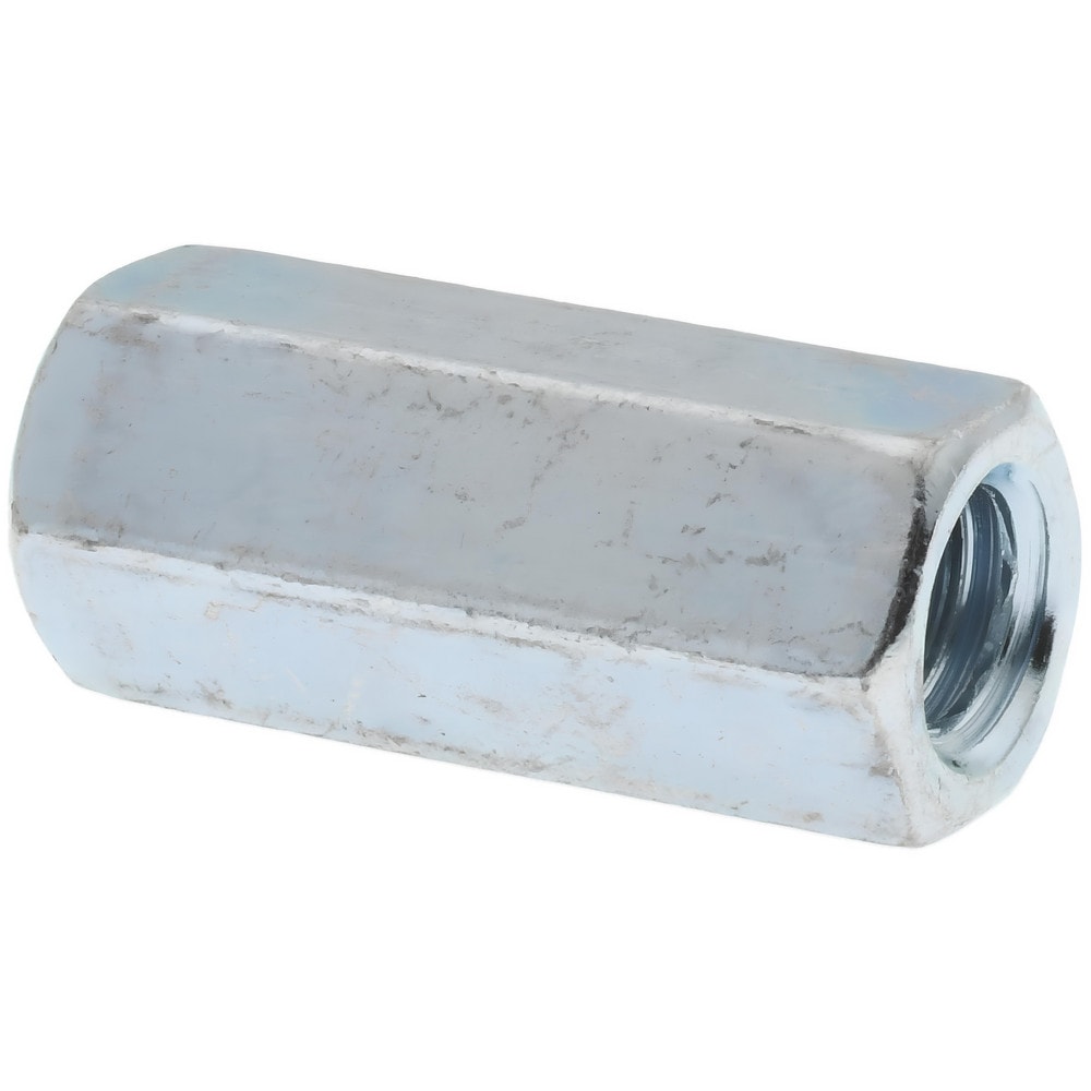 1/4-20 UNC, 7/8" OAL Steel Standard Coupling Nut