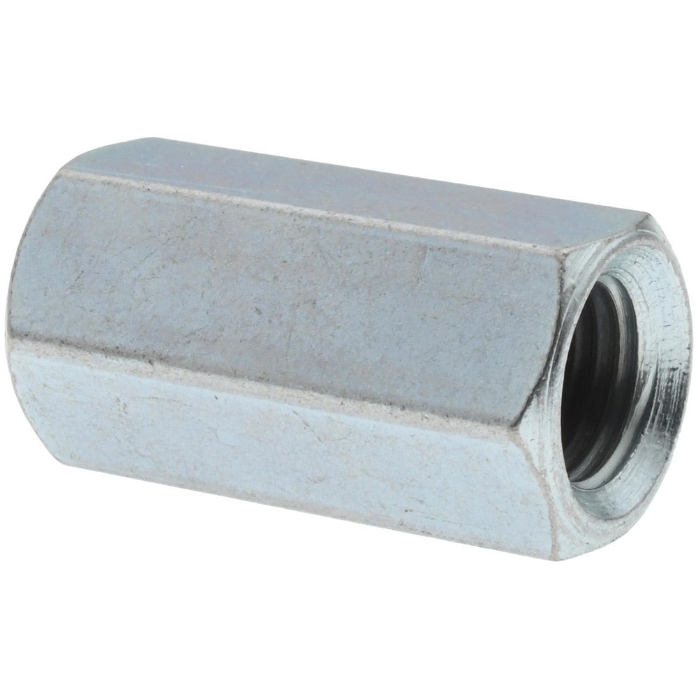 Made in USA - 7/16-20 UNF, 1-1/4″ OAL Steel Standard Coupling Nut