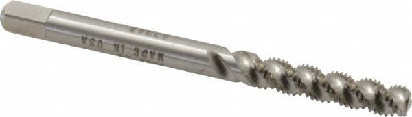 Heli-Coil 5906-06 #6-40 UNF, 3 Flute, Bottoming Chamfer, Bright Finish, High Speed Steel Spiral Flute STI Tap Image