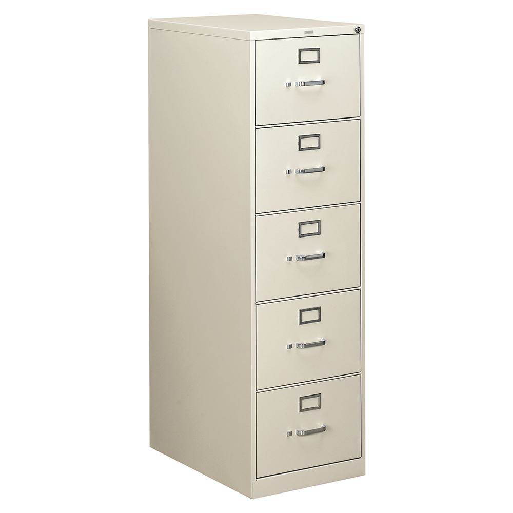 Hon 5 Drawer Light Gray Steel Vertical File 64841364 MSC