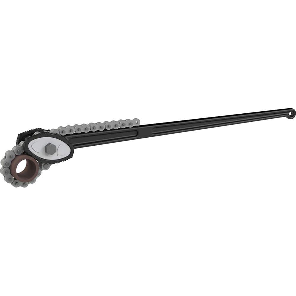 Chain & Strap Wrench: 11-3/4 Max Pipe, 48 Chain Length
