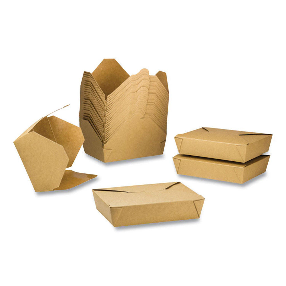 Square Container Brown GEN - Food Containers: Container Type: Take Out Box; Shape: Square ...