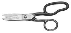 Electrician's Snips Scissors & Shears: 6-1/4" OAL, 1-7/8" LOC