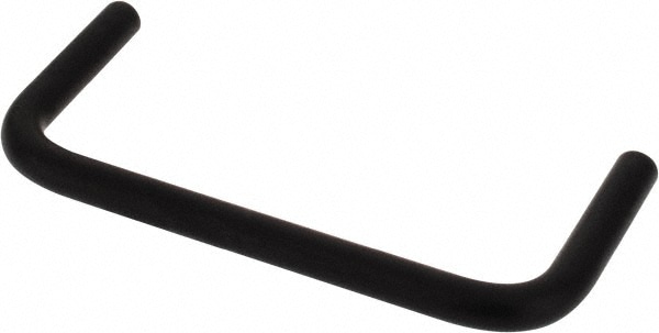 4-40 Internal Thread, 5/32" Handle Diam, Black Anodized Aluminum Drawer Pull