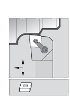 Kennametal 1096079 RH MCLN Negative Rake Indexable Turning Toolholder Image