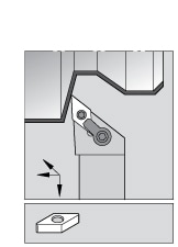 Kennametal 1096291 RH MVJN Negative Rake Indexable Turning Toolholder Image