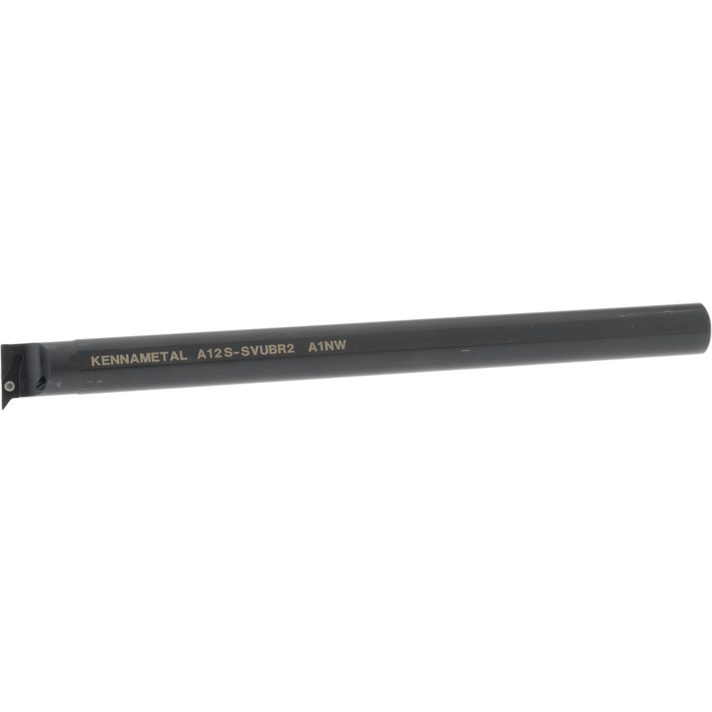 Indexable Boring Bar: A12SSVUBR2, 24.89 mm Min Bore Dia, Right Hand Cut, 3/4" Shank Dia, -3 ° Lead Angle, Steel