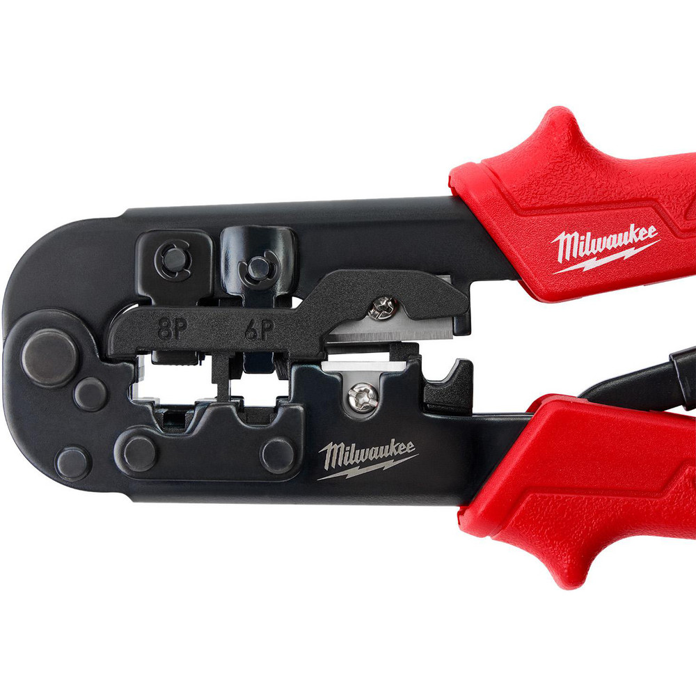 みー Milwaukee Tool - Ratcheting Modular Crimper & Stripper, Straight