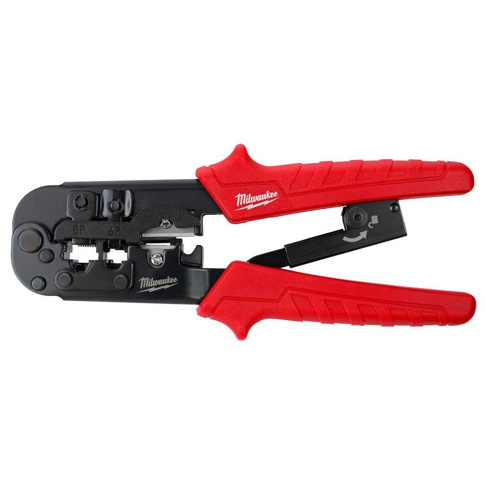 Milwaukee Tool - Ratcheting Modular Crimper & Stripper, Straight