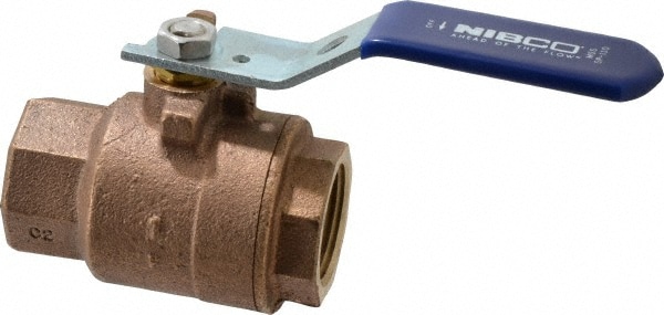 NIBCO NL95H0A Standard Manual Ball Valve: 1" Pipe, Full Port Image