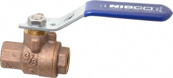 NIBCO NL95H05 Standard Manual Ball Valve: 3/8" Pipe, Full Port Image