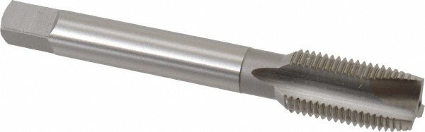 OSG 1227600 Spiral Point Tap: 1/2-20, UNF, 3 Flutes, Plug, High Speed Steel, Bright Finish Image