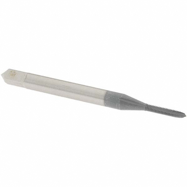 OSG 1205002 Spiral Point Tap: #0-80, UNF, 2 Flutes, Plug, 2B, High Speed Steel, elektraLUBE Finish Image