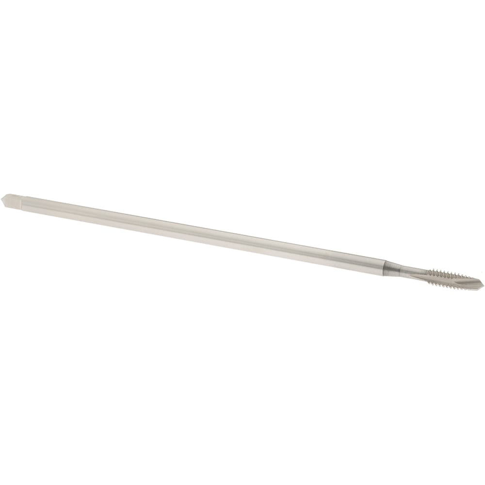 Extension Tap: 10-24, 2 Flutes, H3, Bright/Uncoated, High Speed Steel, Spiral Point