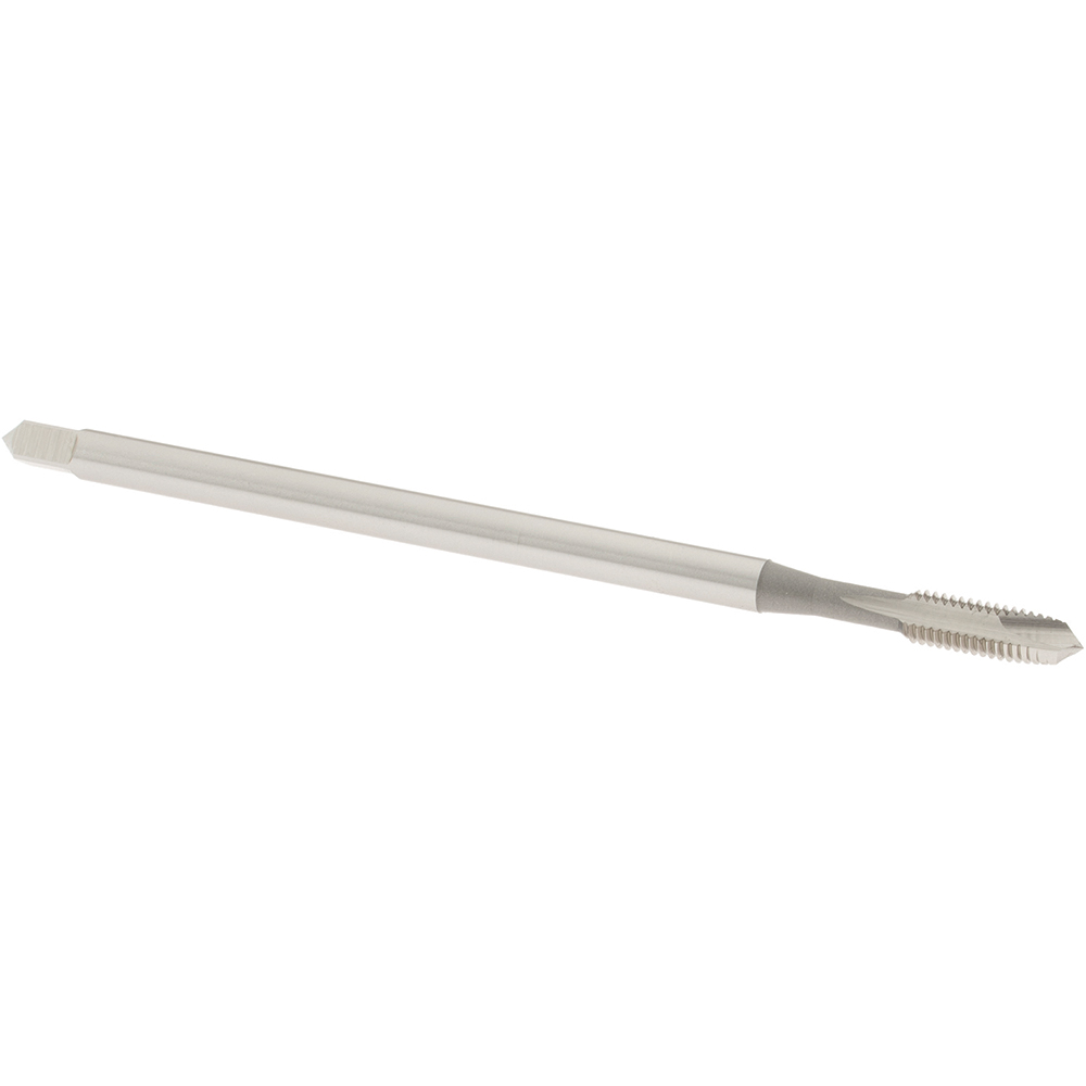 Extension Tap: 10-32, 2 Flutes, H3, Bright/Uncoated, High Speed Steel, Spiral Point