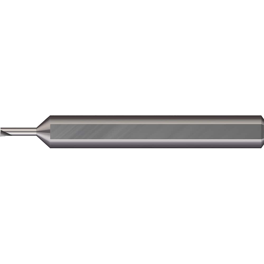 Micro 100 MBB-025100 Micro Boring Bar: 0.0225" Min Bore, 0.1" Max Depth, Right Hand Cut, Solid Carbide 