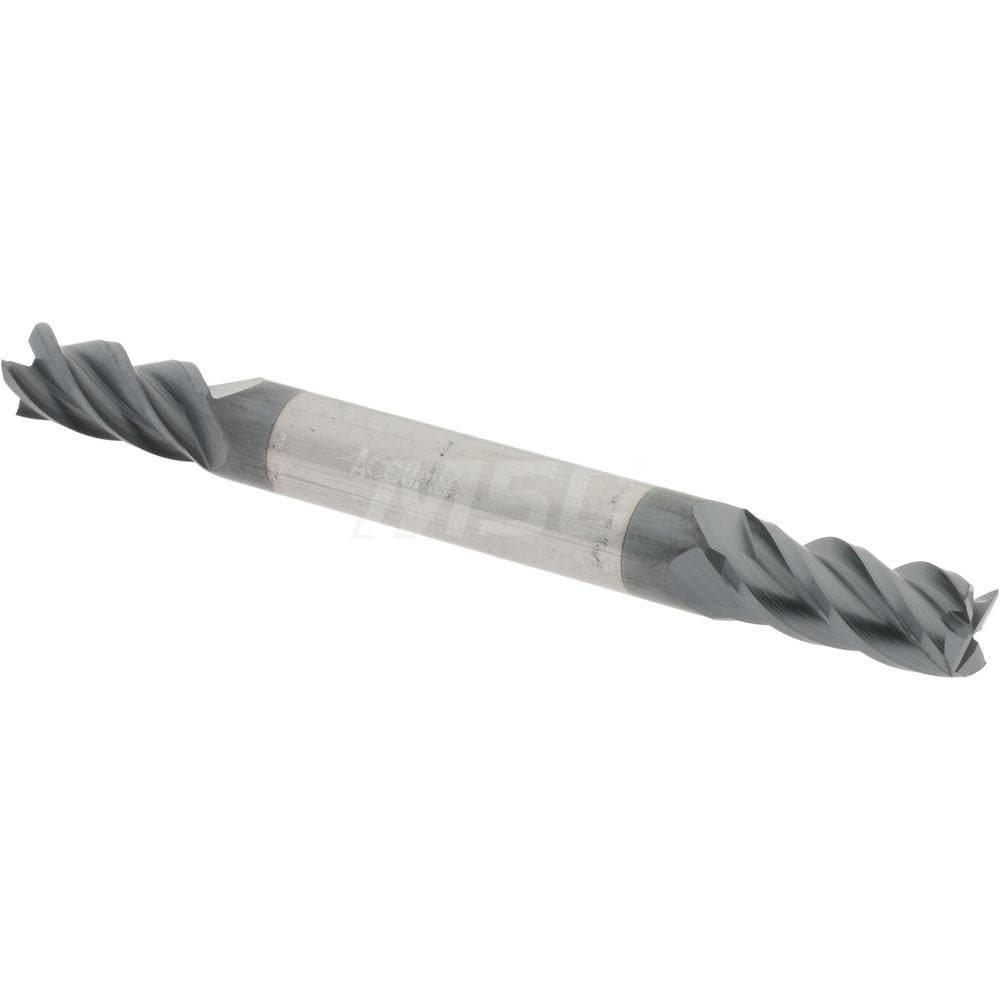 Accupro 12185214 Square End Mill: 15/64 Dia, 1/2 LOC, 1/4 Shank Dia, 2-1/2 OAL, 4 Flutes, Solid Carbide Image