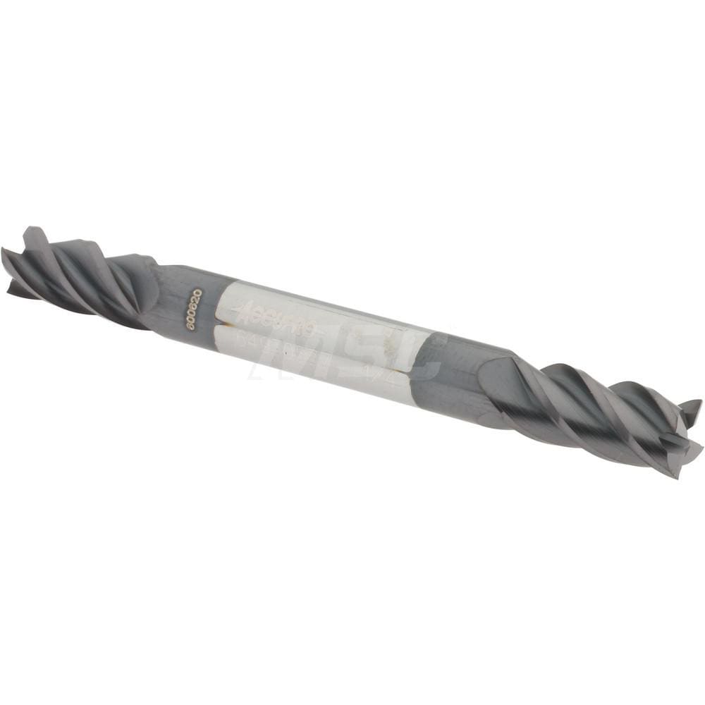 Accupro 12185220 Square End Mill: 1/4 Dia, 1/2 LOC, 1/4 Shank Dia, 2-1/2 OAL, 4 Flutes, Solid Carbide Image