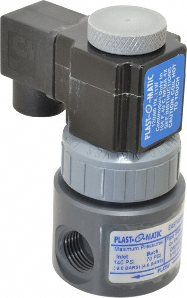 Plast-O-Matic EAST4V6W11-PV Solenoid Valve: Image