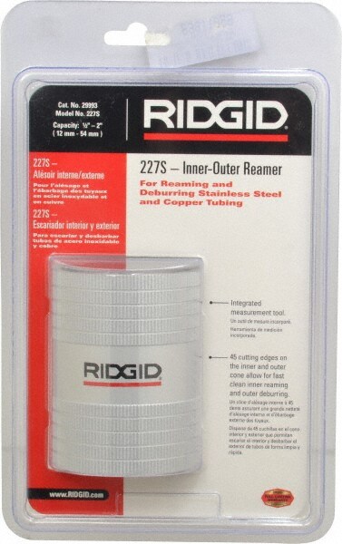 1/2 to 2 Pipe Capacity, Inner Outer Reamer