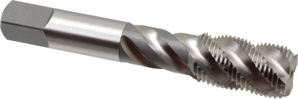 OSG 1434100 Spiral Flute Tap: 3/4-16, UNF, 4 Flute, Bottoming, 3B Class of Fit, High Speed Steel, Bright/Uncoated Image