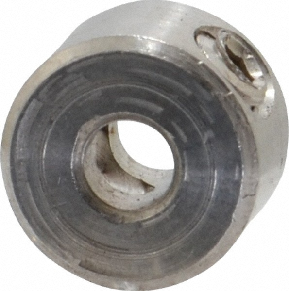 Climax Metal Products 1/8" Bore, Stainless Steel, Set Screw Solid Set