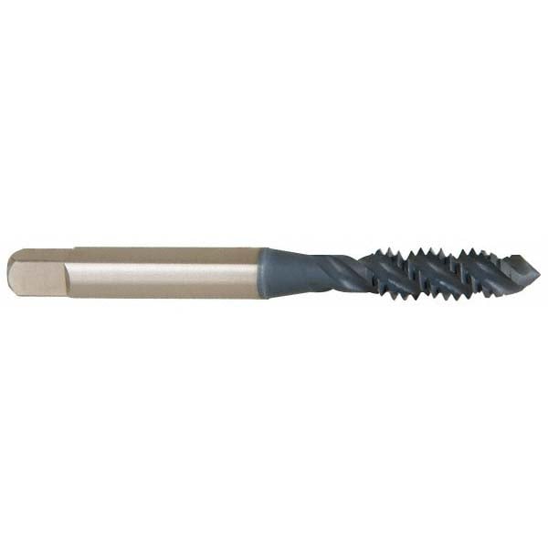 OSG 1431308 Spiral Flute Tap: 7/16-14, UNC, 3 Flute, Bottoming, High Speed Steel, TICN Finish Image