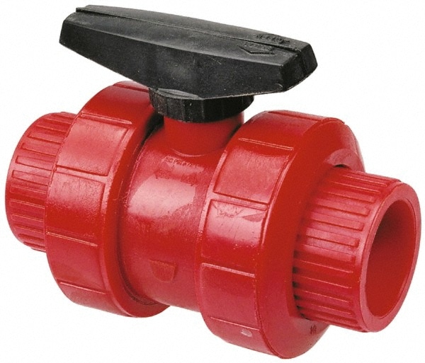 NIBCO MD909A6 True Union Manual Ball Valve: 1/2" Pipe, Full Port Image