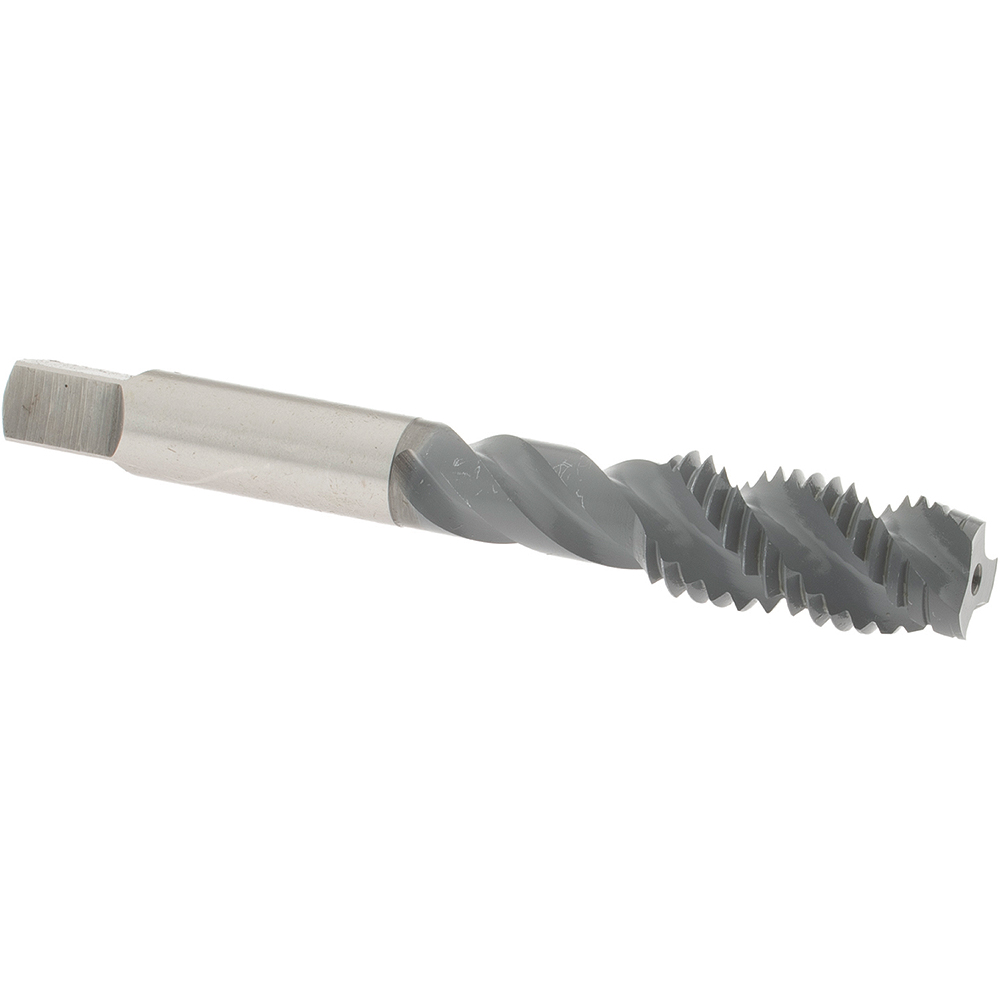 OSG 1986902 Spiral Flute Tap: M12 x 1.75, Metric Coarse, 3 Flute, Plug, 6H Class of Fit, High Speed Steel, elektraLUBE Finish Image