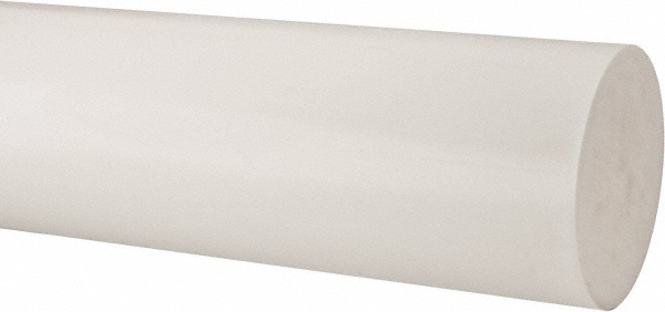 Made in USA 550218 Plastic Rod: Polypropylene, 2 Long, 6" Dia, Natural Image