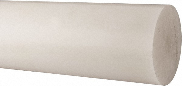 Made in USA 550221 Plastic Rod: Polypropylene, 2 Long, 7" Dia, Natural Image