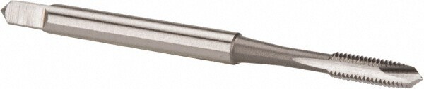 Spiral Point STI Tap: #2-56 UNC, 2 Flutes, Plug, High Speed Steel, Bright/Uncoated