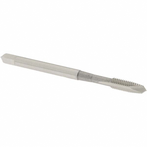 Spiral Point STI Tap: #4-40 UNC, 2 Flutes, Plug, High Speed Steel, Bright/Uncoated