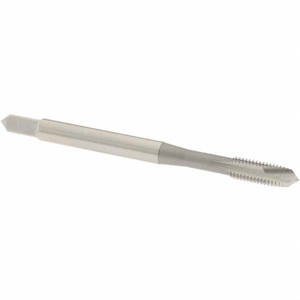 Spiral Point STI Tap: #5-40 UNC, 2 Flutes, Plug, High Speed Steel, Bright/Uncoated