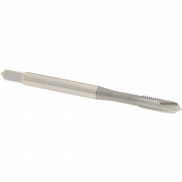 Spiral Point STI Tap: #5-40 UNC, 2 Flutes, Plug, High Speed Steel, Bright/Uncoated