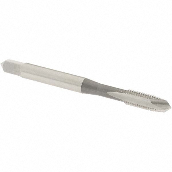Spiral Point STI Tap: #8-32 UNC, 2 Flutes, Plug, High Speed Steel, Bright/Uncoated