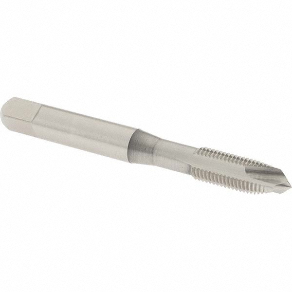 Spiral Point STI Tap: 1/4-28 UNF, 3 Flutes, Plug, High Speed Steel, Bright/Uncoated