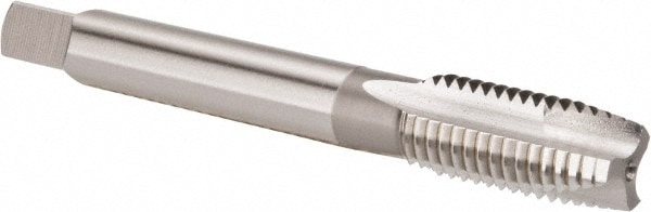 Spiral Point STI Tap: 3/8-16 UNC, 3 Flutes, Plug, High Speed Steel, Bright/Uncoated