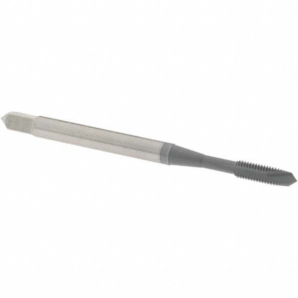 Spiral Point STI Tap: #2-56 UNC, 2 Flutes, Plug, High Speed Steel, Elektralube Finish