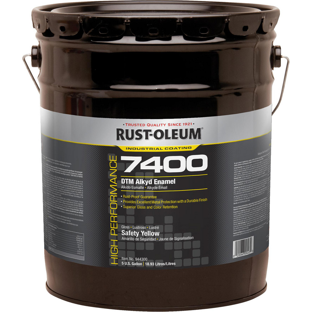 Rust-Oleum - ROCAlkyd 7400 Direct-to-Metal Alkyd Enamel, Safety