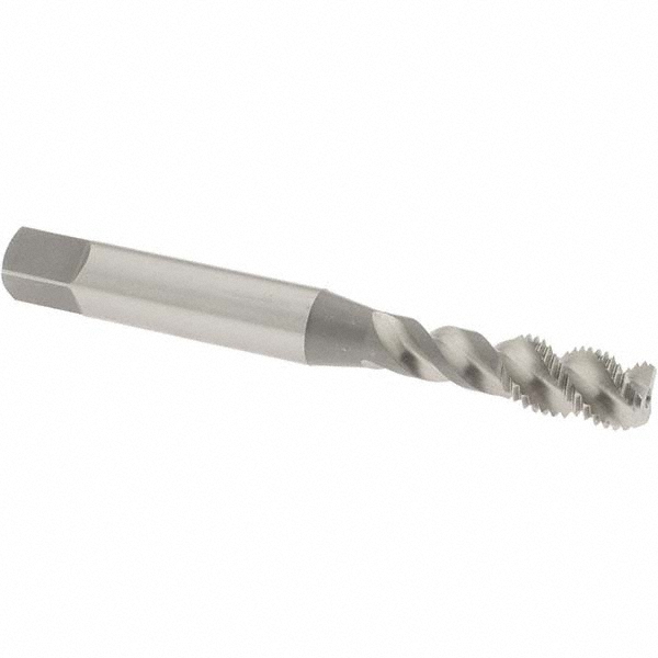 OSG 8011800 1/4-28 UNF, 3 Flute, 50&deg; Helix, Bottoming Chamfer, Bright Finish, High Speed Steel Spiral Flute STI Tap Image