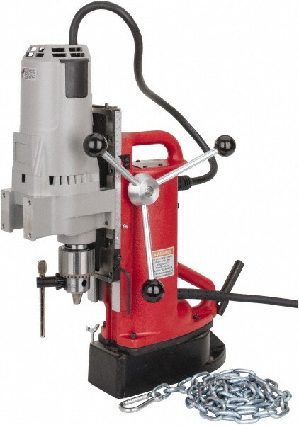 Corded Electromagnetic Drill: 3/4" Chuck, 11" Travel, 350 RPM