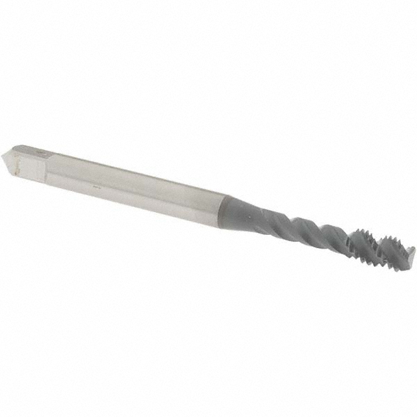 OSG 8005402 #6-32 UNC, 3 Flute, 50&deg; Helix, Bottoming Chamfer, elektraLUBE Finish, High Speed Steel Spiral Flute STI Tap Image