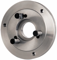 Buck Chuck Company A6-D4 Lathe Chuck Adapter Back Plate: 6" Chuck, for Self-Centering Chucks 